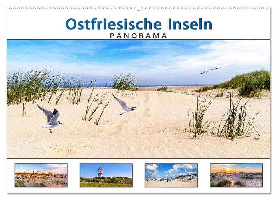 PANORAMA - Ostfriesische Inseln (CALVENDO Wandkalender 2026)