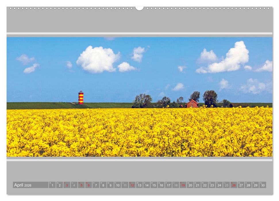 Der Pilsumer Leuchtturm (CALVENDO Wandkalender 2026)