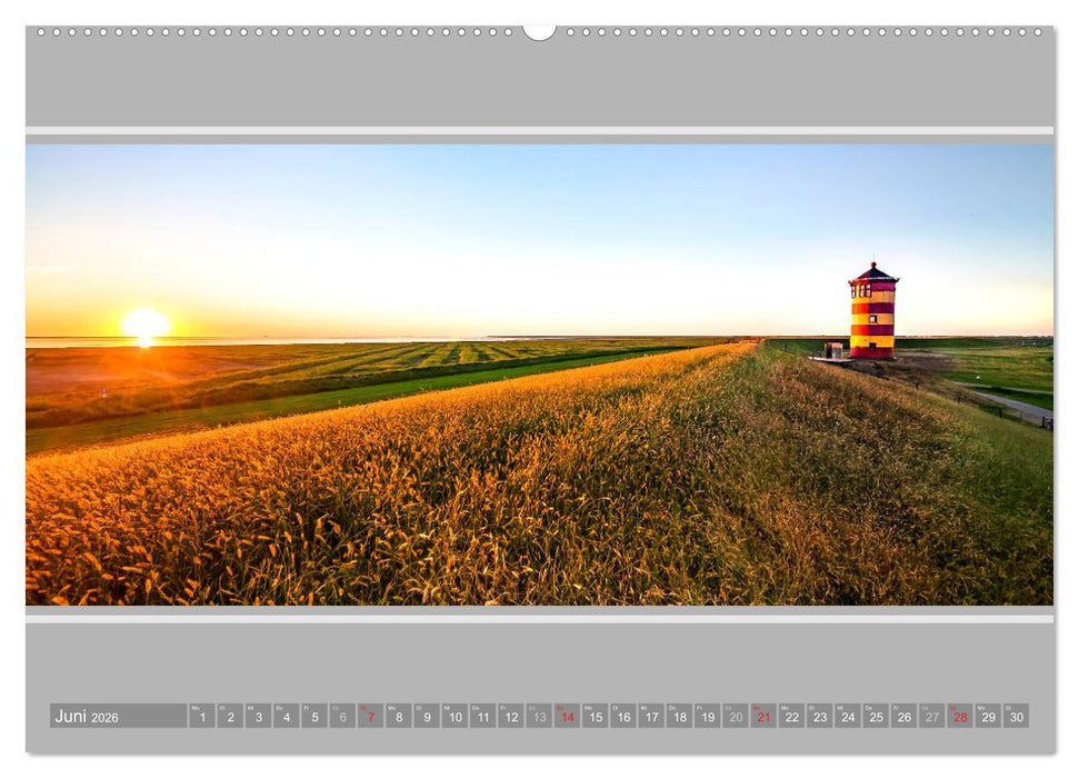 Der Pilsumer Leuchtturm (CALVENDO Wandkalender 2026)