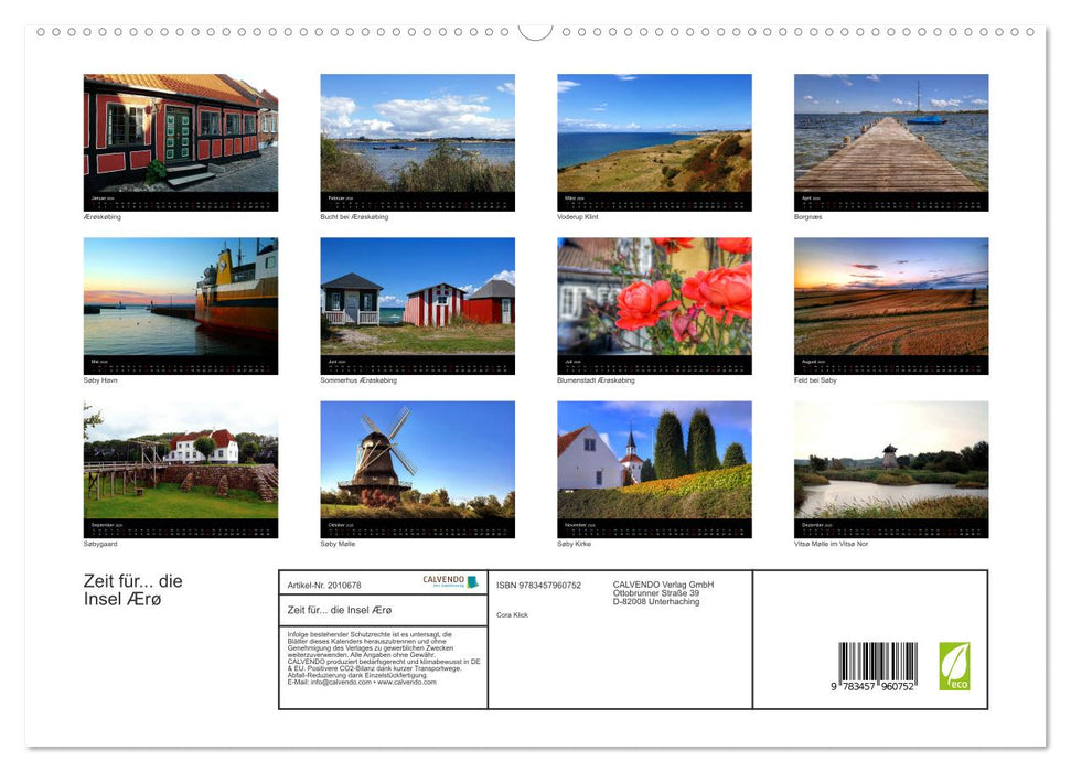 Zeit für... die Insel Ærø (CALVENDO Premium Wandkalender 2026)