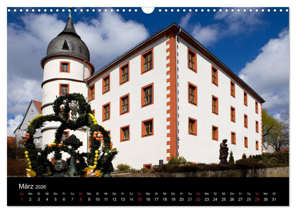 Fuldaer Land - Heile Welt zwischen Rhön und Vogelsberg (CALVENDO Wandkalender 2026)