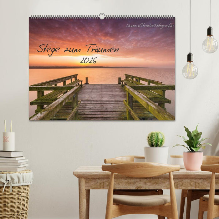 Stege zum Träumen (CALVENDO Wandkalender 2026)