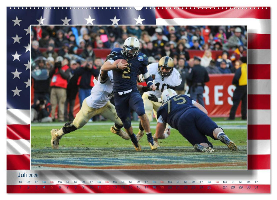 American Football - Kickoff (CALVENDO Premium Wandkalender 2026)
