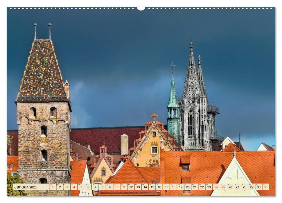 Bühne frei für Ulm an der Donau (CALVENDO Premium Wandkalender 2026)