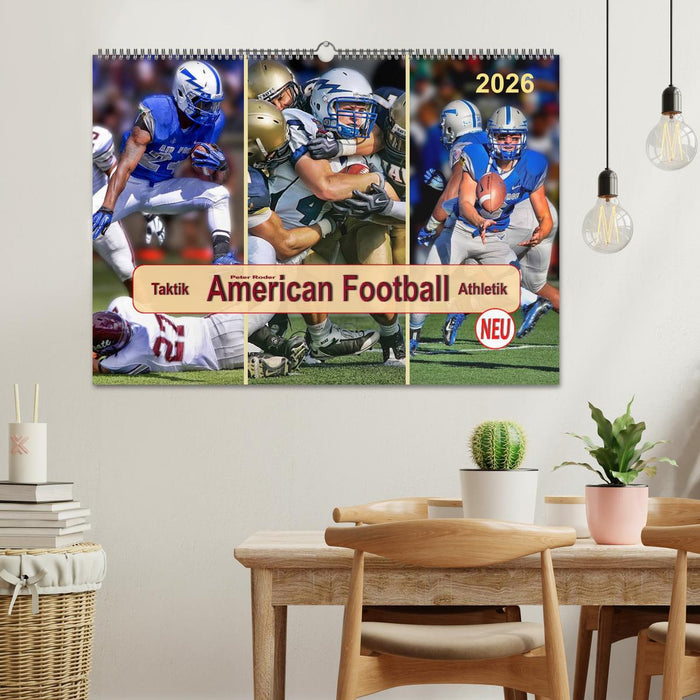 American Football - Taktik und Athletik (CALVENDO Wandkalender 2026)