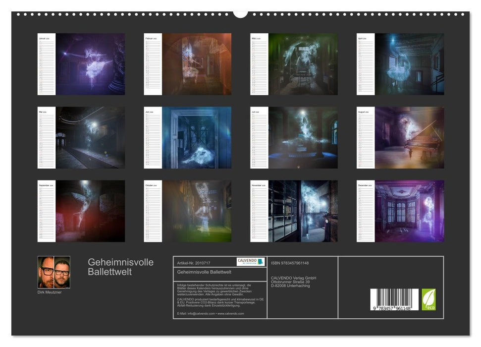Geheimnisvolle Ballettwelt (CALVENDO Premium Wandkalender 2026)