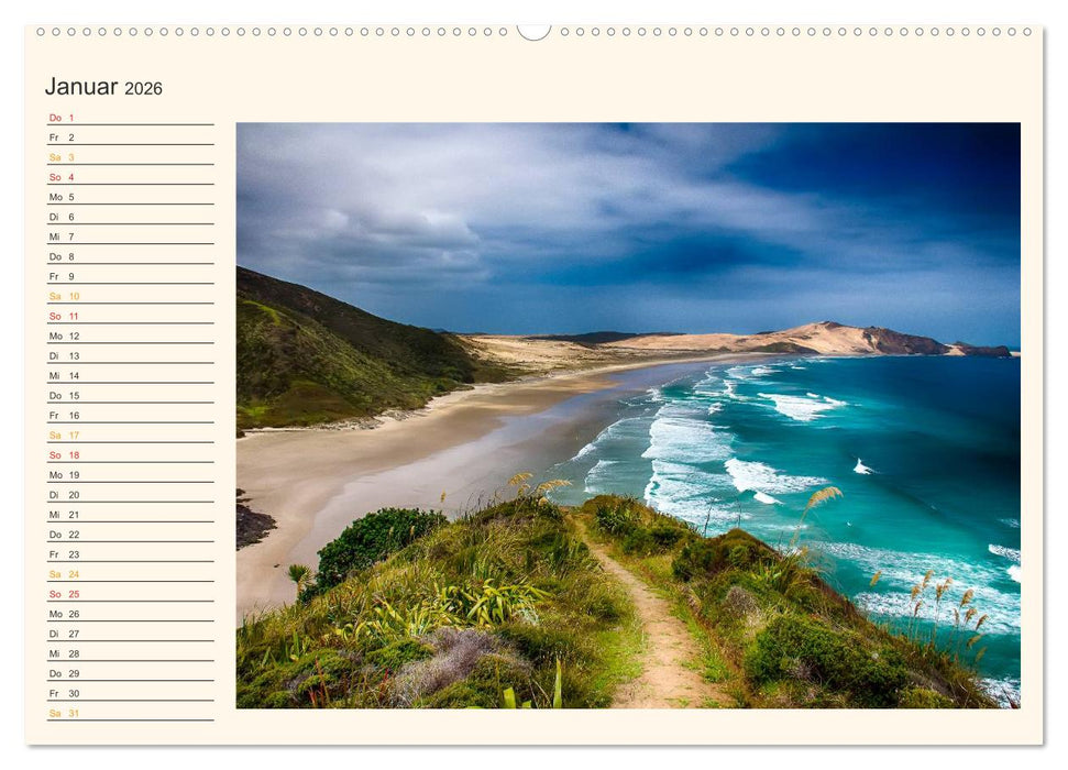 Neuseeland - atemberaubend schön (CALVENDO Premium Wandkalender 2026)