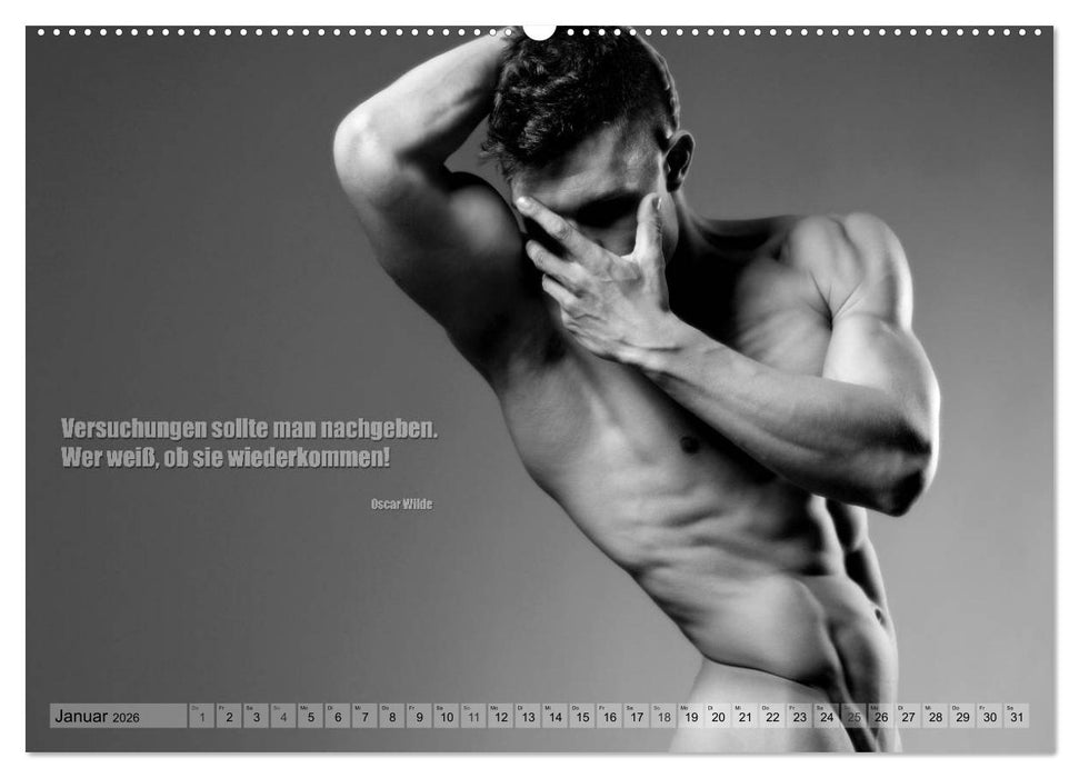 Starke Männer... kluge Sprüche (CALVENDO Wandkalender 2026)