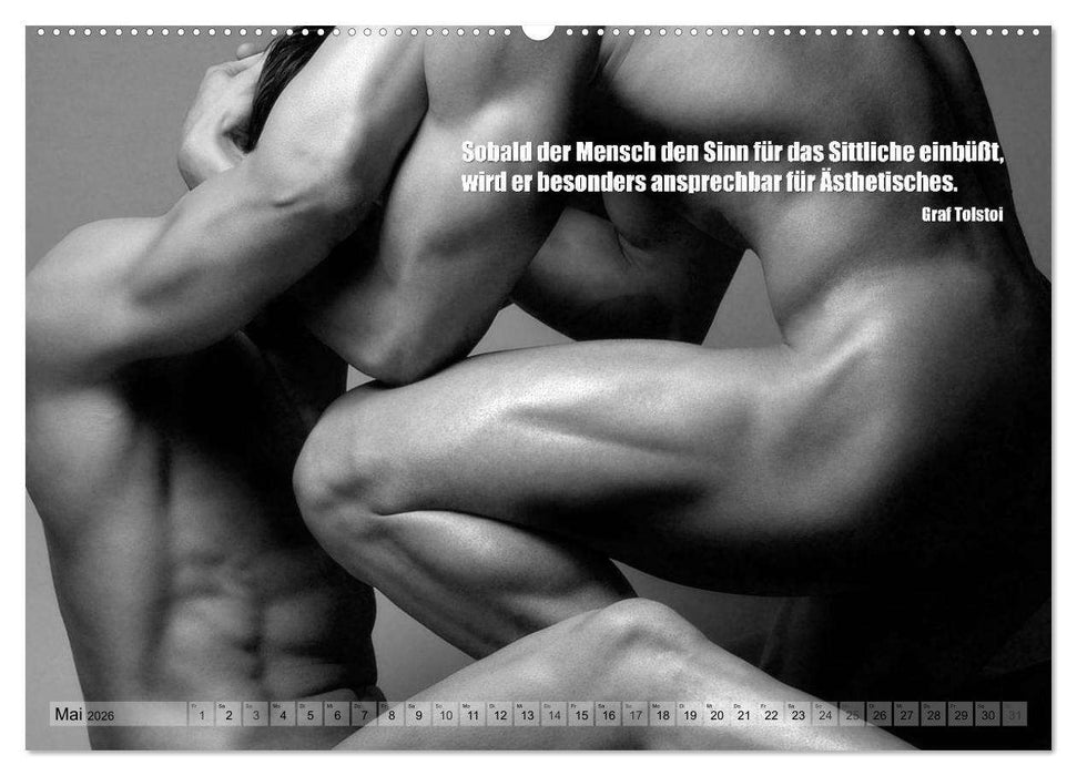 Starke Männer... kluge Sprüche (CALVENDO Wandkalender 2026)