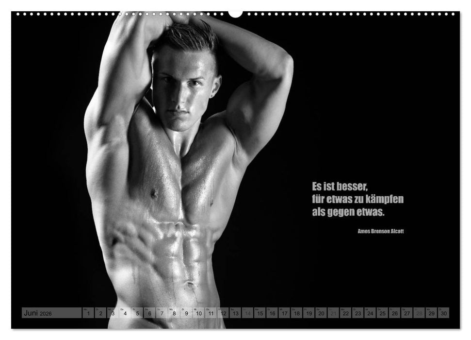 Starke Männer... kluge Sprüche (CALVENDO Wandkalender 2026)