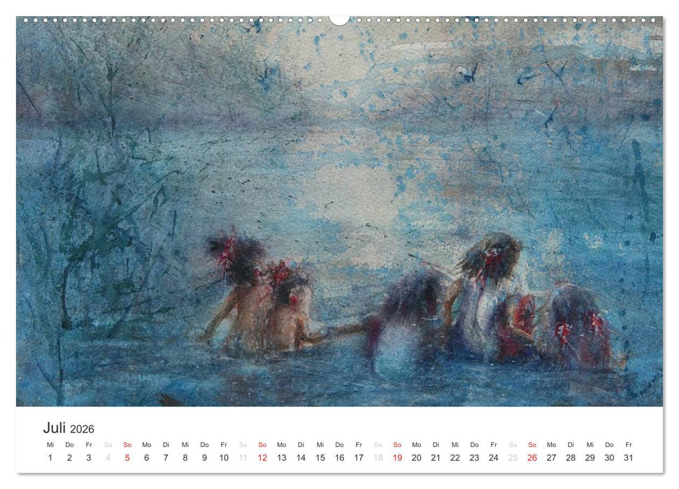 Die Atmosphäre des Impressionismus (CALVENDO Premium Wandkalender 2026)