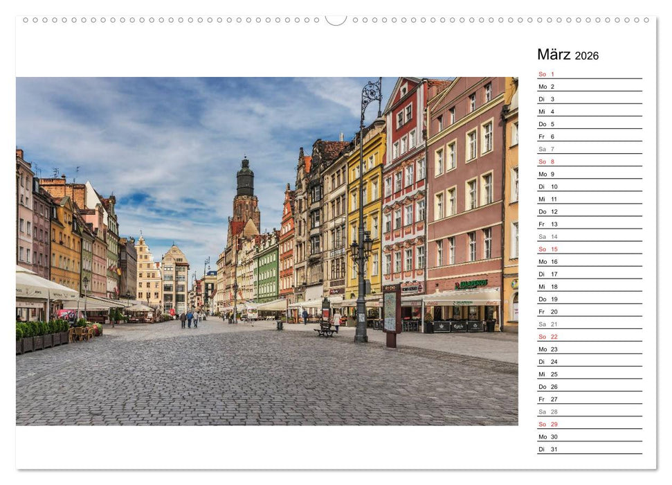 Breslau – Zeit für Entdeckungen (CALVENDO Wandkalender 2026)