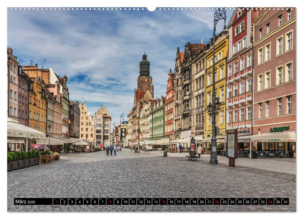 Ein Wochenende in Breslau (CALVENDO Wandkalender 2026)