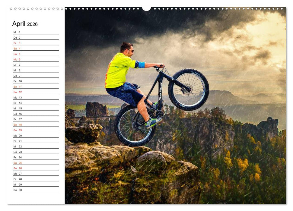 Mountainbike Trails (CALVENDO Premium Wandkalender 2026)