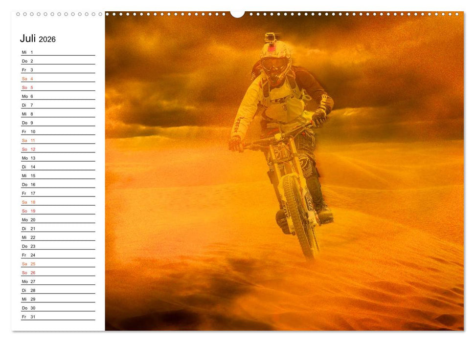 Mountainbike Trails (CALVENDO Premium Wandkalender 2026)