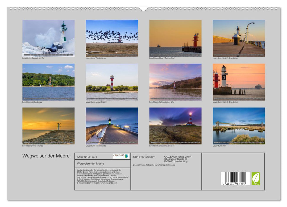 Wegweiser der Meere (CALVENDO Premium Wandkalender 2026)