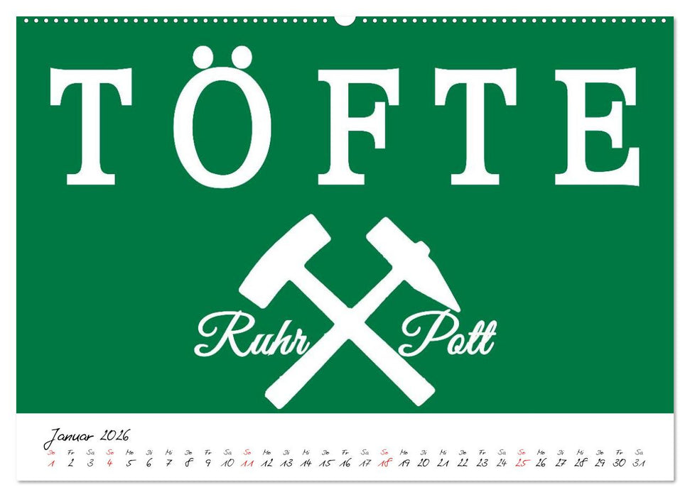 Ruhrpott Vokabeln (CALVENDO Premium Wandkalender 2026)