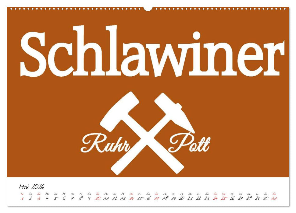 Ruhrpott Vokabeln (CALVENDO Premium Wandkalender 2026)