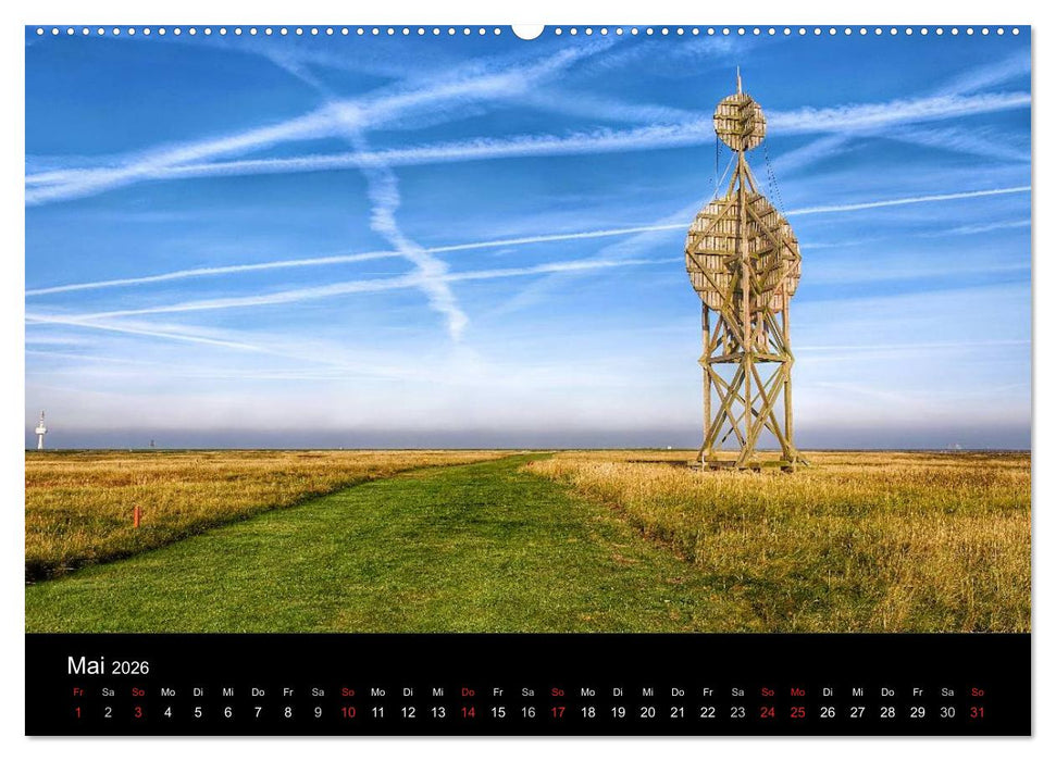 Zeit für... Insel Neuwerk - Kulturlandschaft im Wattenmeer (CALVENDO Premium Wandkalender 2026)