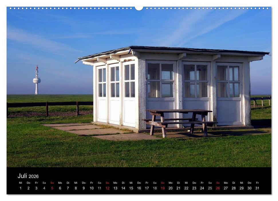 Zeit für... Insel Neuwerk - Kulturlandschaft im Wattenmeer (CALVENDO Premium Wandkalender 2026)