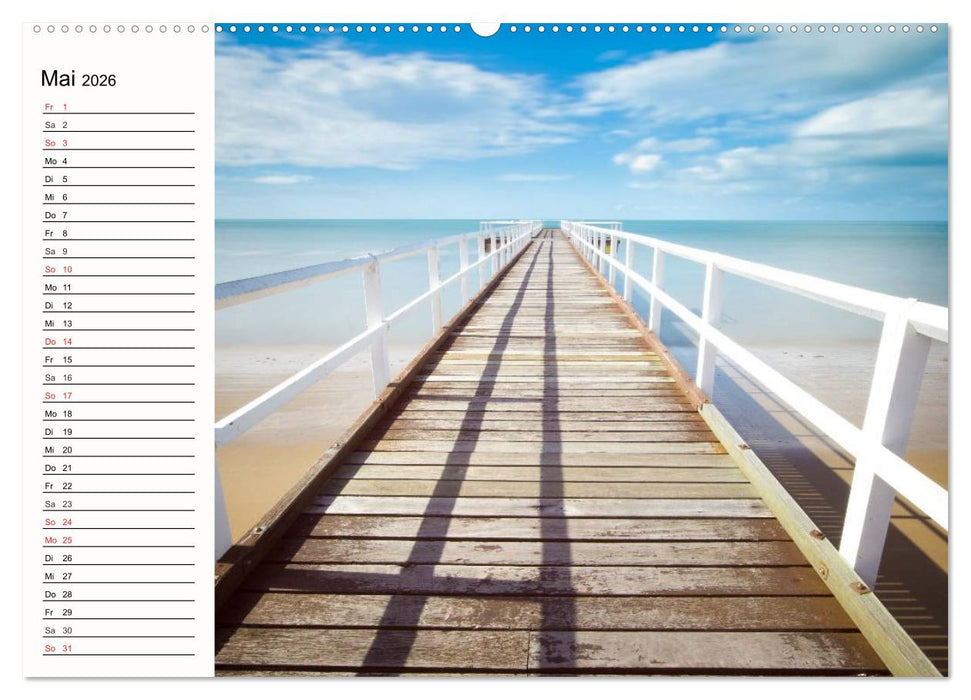 Paradiese. Karibik und Südsee über und unter Wasser (CALVENDO Premium Wandkalender 2026)