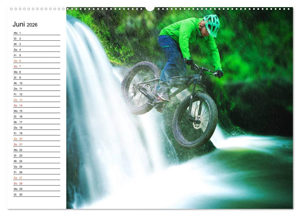 Mountainbike Trails (CALVENDO Wandkalender 2026)