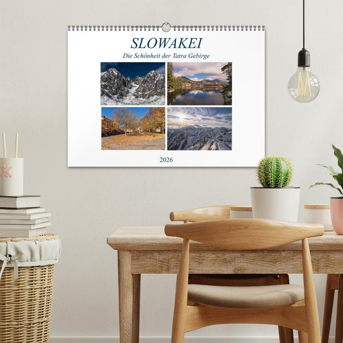 Slowakei - Die Schönheit der Tatra Gebirge (CALVENDO Wandkalender 2026)