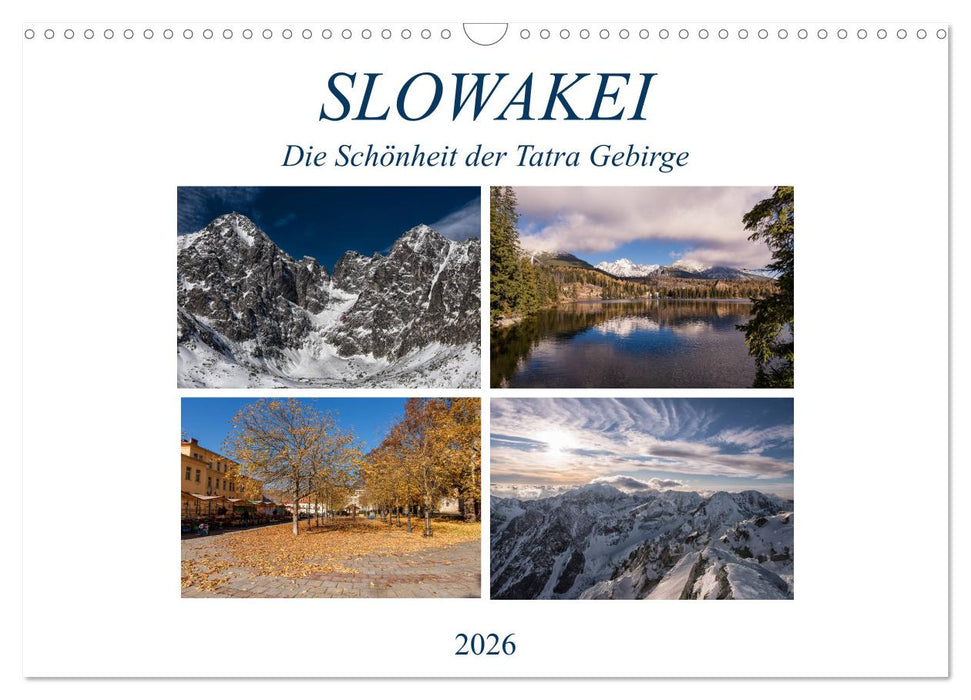 Slowakei - Die Schönheit der Tatra Gebirge (CALVENDO Wandkalender 2026)