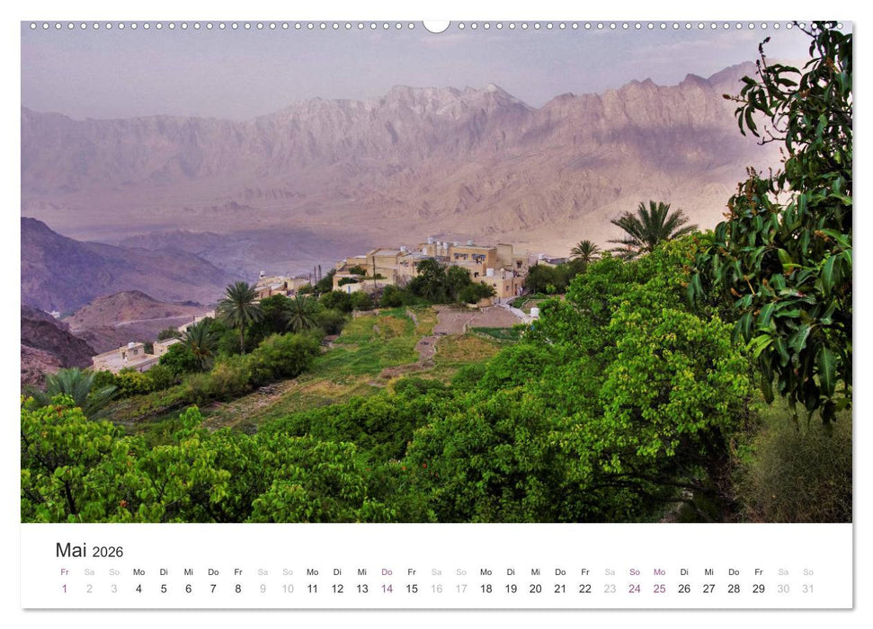 Oman - Arabiens Zauberwelt (CALVENDO Wandkalender 2026)
