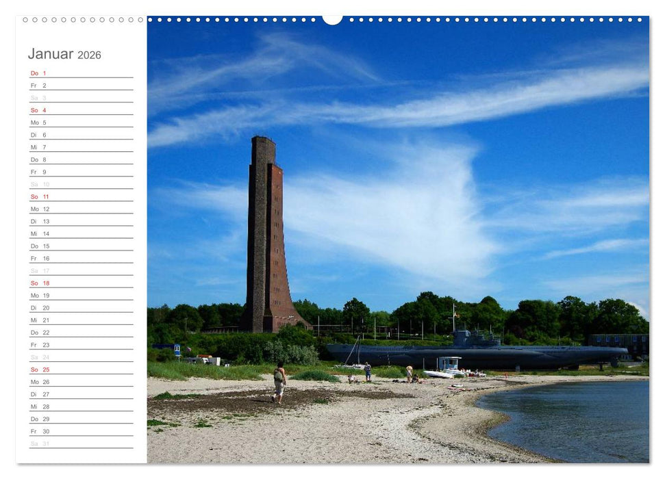 Laboe - Ostsee - Sommer (CALVENDO Premium Wandkalender 2026)