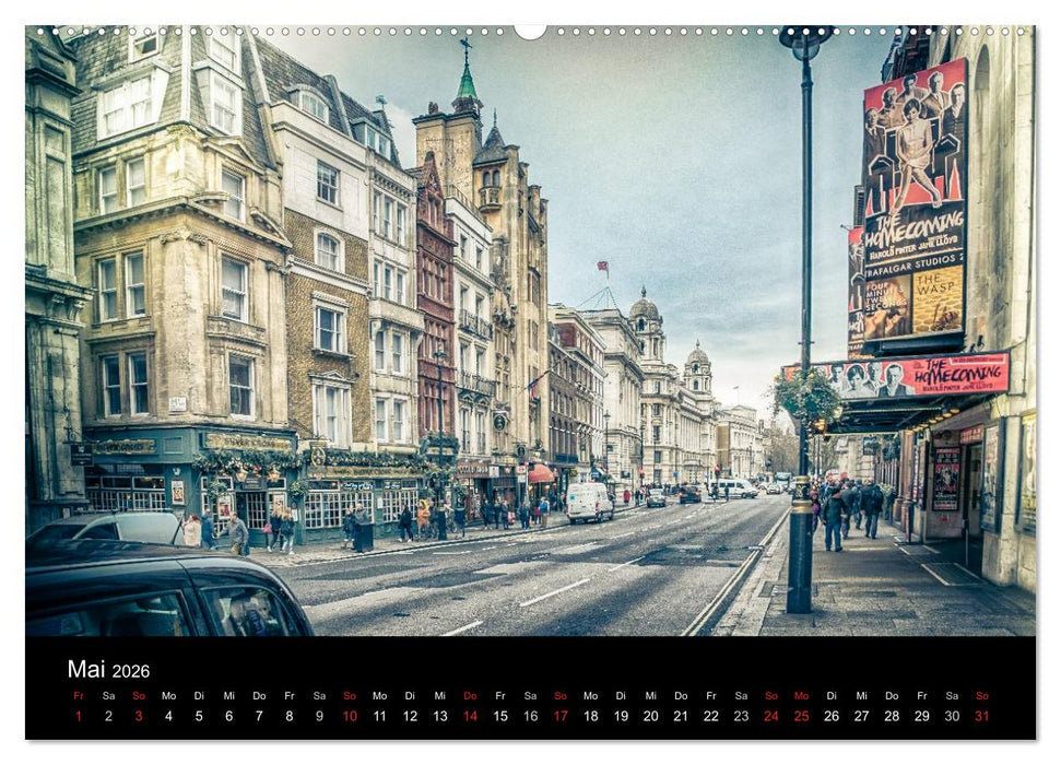 London an der Themse (CALVENDO Premium Wandkalender 2026)