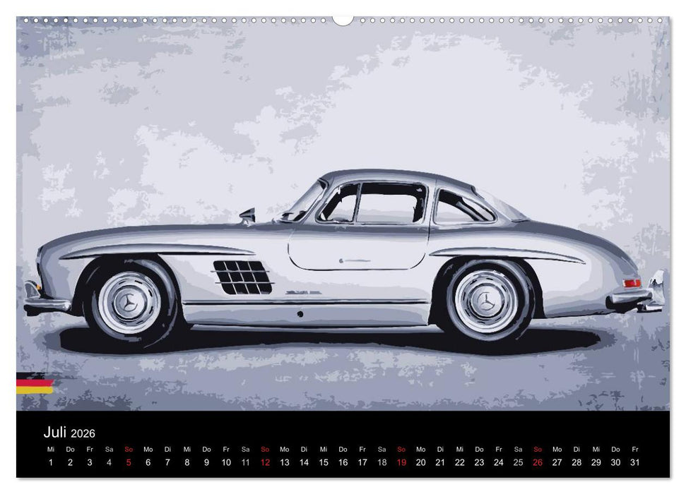 DIE GLORREICHEN ZWÖLF (CALVENDO Premium Wandkalender 2026)