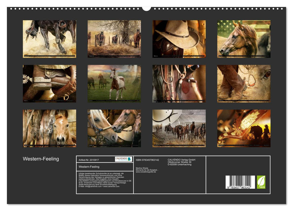 Western-Feeling (CALVENDO Premium Wandkalender 2026)