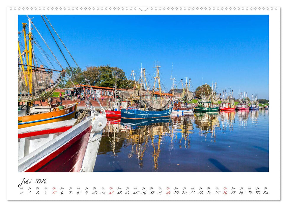 Fischerdorf Greetsiel (CALVENDO Premium Wandkalender 2026)