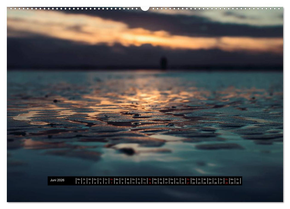 Abendlicht über der Nordsee (CALVENDO Wandkalender 2026)