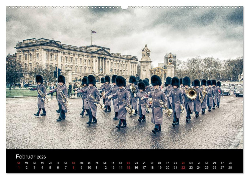 London an der Themse (CALVENDO Wandkalender 2026)