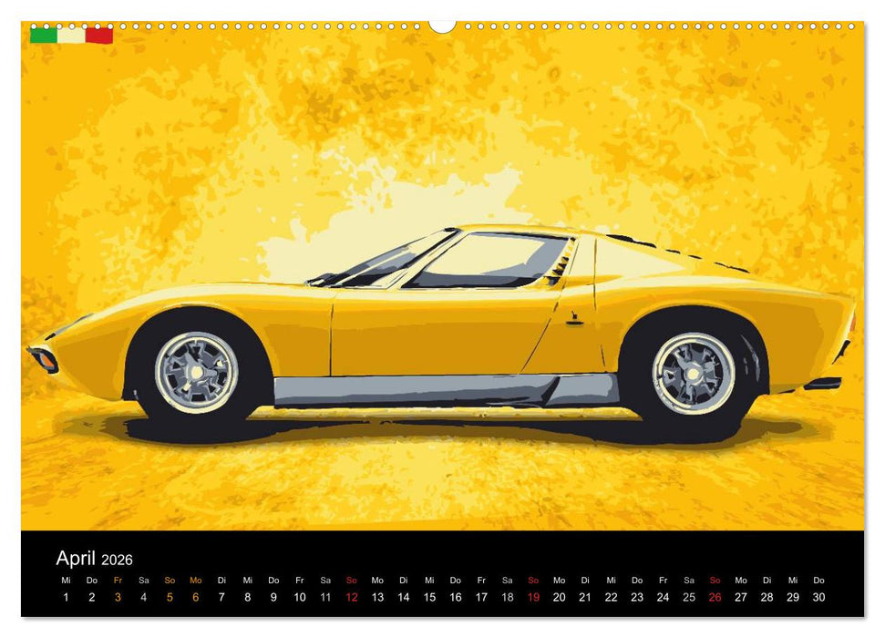 DIE GLORREICHEN ZWÖLF (CALVENDO Wandkalender 2026)