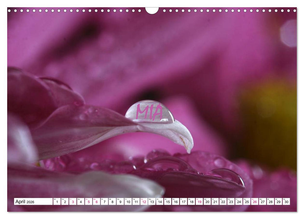 MIA - Namenskalender (CALVENDO Wandkalender 2026)