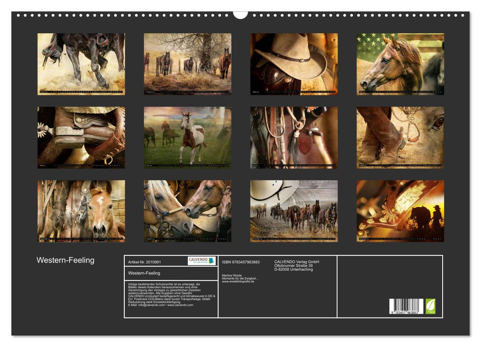 Western-Feeling (CALVENDO Wandkalender 2026)