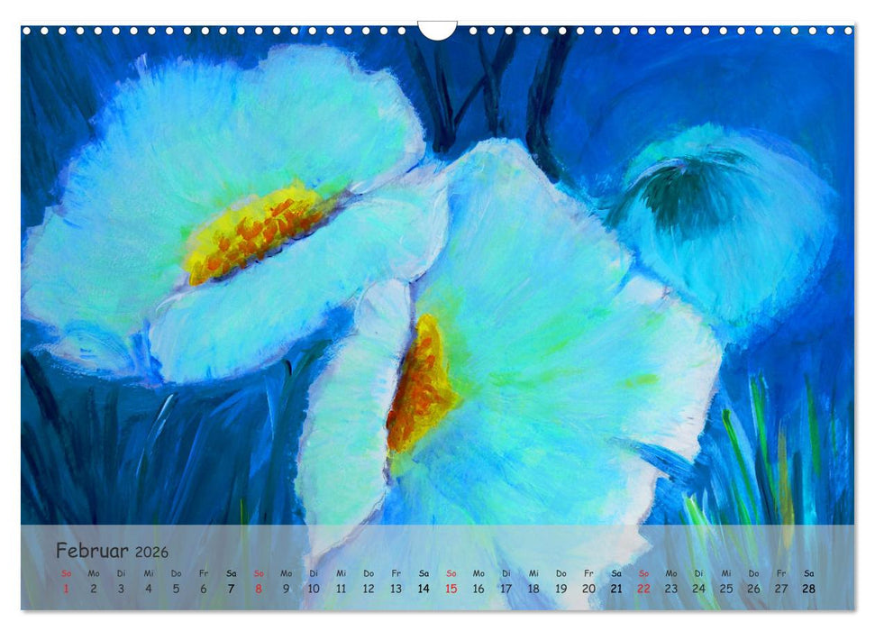 Swinging Flowers (CALVENDO Wandkalender 2026)