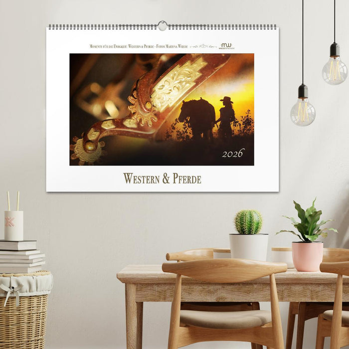 Western und Pferde (CALVENDO Wandkalender 2026)