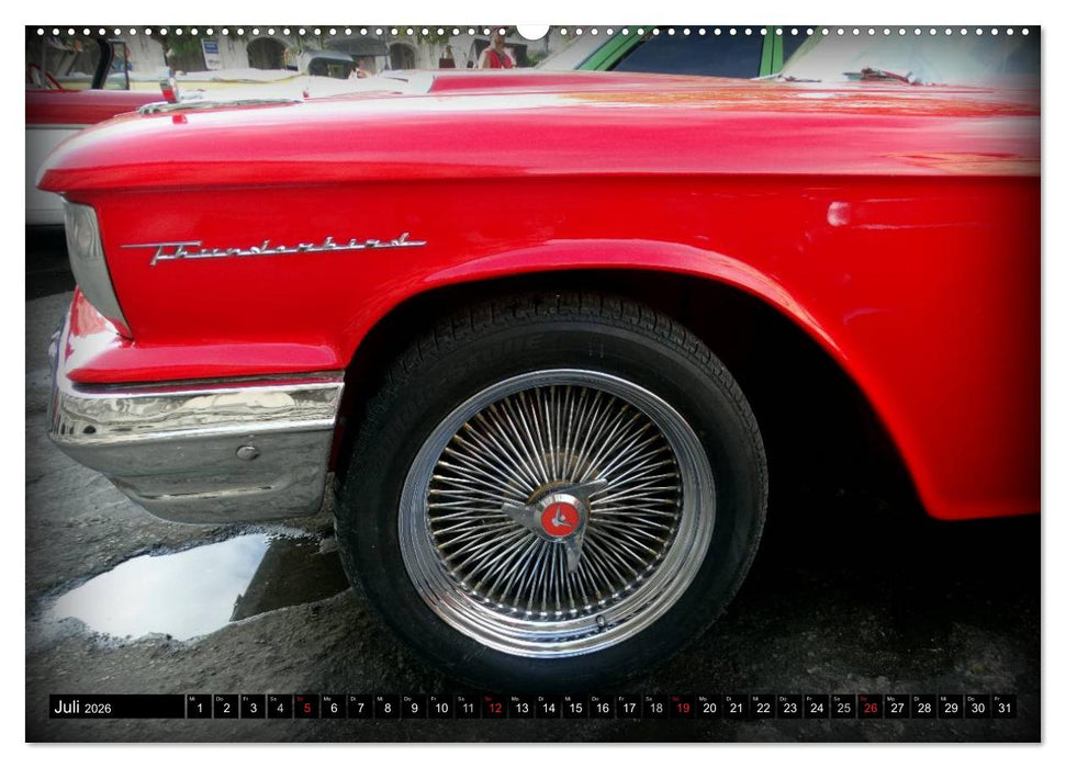 Auto-Legenden: FORD THUNDERBIRD (CALVENDO Premium Wandkalender 2026)