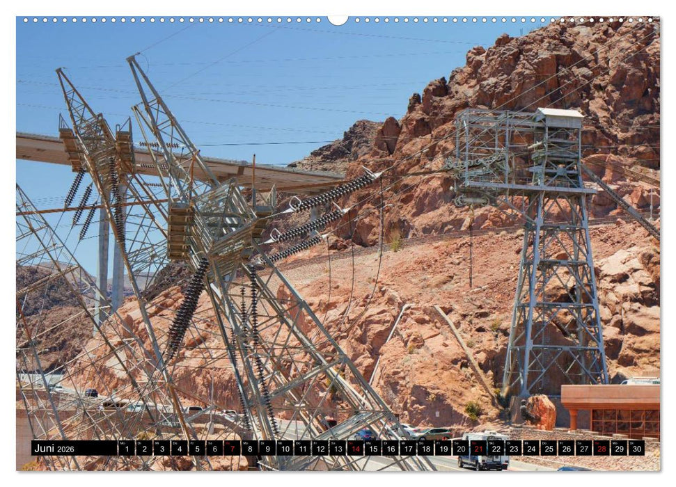 Der Hoover Staudamm (CALVENDO Premium Wandkalender 2026)