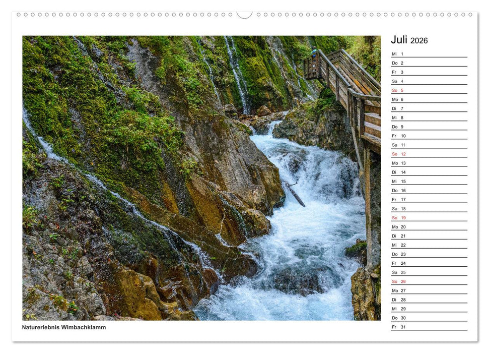 Servus im Bergsteigerdorf Ramsau (CALVENDO Premium Wandkalender 2026)