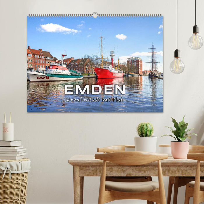 EMDEN Seehafenstadt mit Flair (CALVENDO Wandkalender 2026)