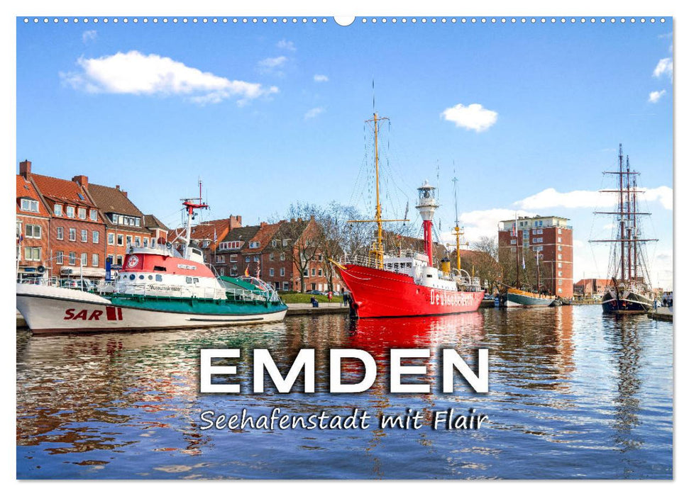 EMDEN Seehafenstadt mit Flair (CALVENDO Wandkalender 2026)