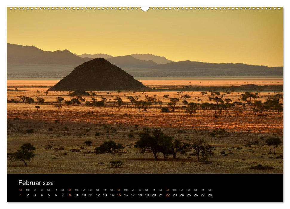 Namibia: Ein Traum von sanftem Licht und unendlicher Weite (CALVENDO Premium Wandkalender 2026)