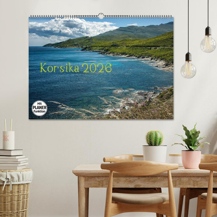 Korsika 2026 (CALVENDO Wandkalender 2026)