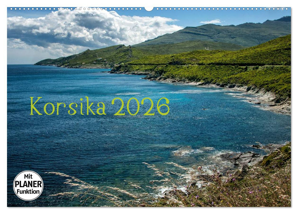 Korsika 2026 (CALVENDO Wandkalender 2026)