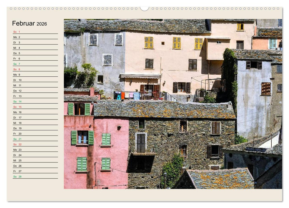 Korsika 2026 (CALVENDO Wandkalender 2026)